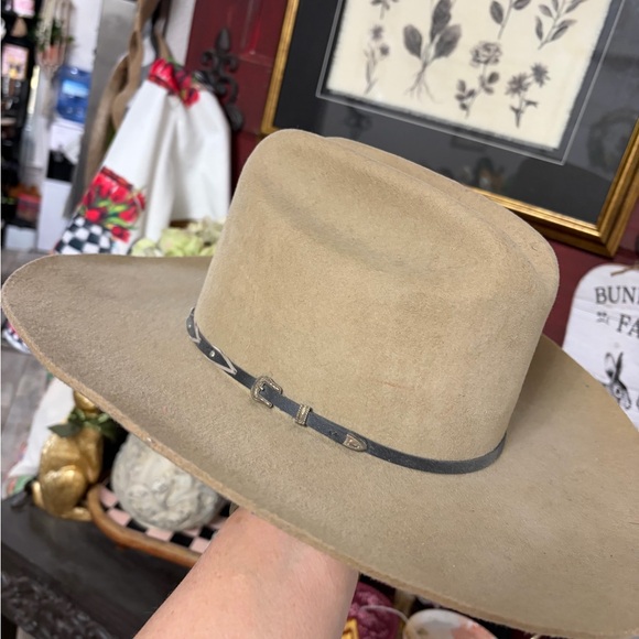Stetson Tan Hat with Black Band - Picture 3 of 5